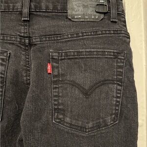 Levi's Women's Dark Gray Slim Jeans